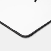 Not A Team Player Large Minimalist Typographic  デスクマット (コーナー)