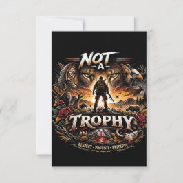 Not a Trophy サンキューカード