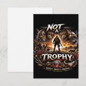 Not a Trophy サンキューカード (正面/裏面)