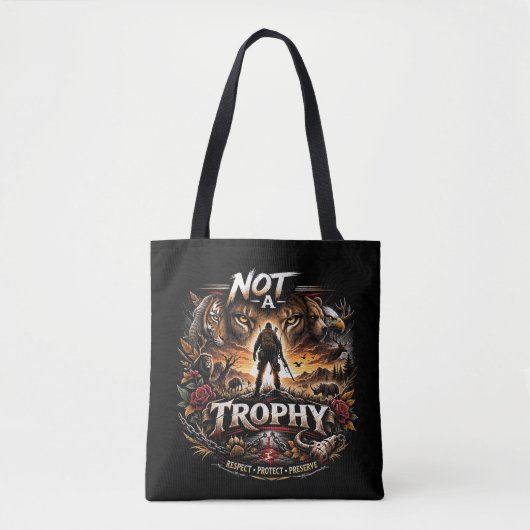 Not a Trophy トートバッグ (正面)