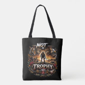 Not a Trophy トートバッグ (裏面)