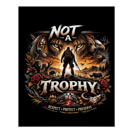 Not a Trophy ポスター (正面)