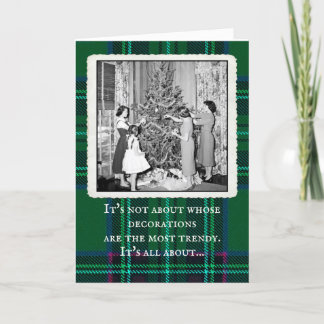 Not Aboutトレンディー・デコールVintage Christmas Card サンキューカード