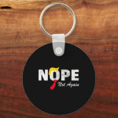 Not Again No More Trump Kamala Harris 2024選挙 キーホルダー (正面)