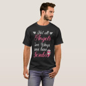 Not All Angels Have Wings Some Have Scrubs Tシャツ (正面フル)