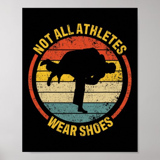 Not All Athletes Wear Shoes Judo  ポスター (正面)