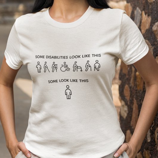 Not All Disabilities Are Visible Tシャツ