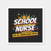 Not All Heroes衣服キャプスナース感謝 スタンダードカクテルナプキン (正面)