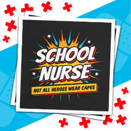 Not All Heroes衣服キャプスナース感謝 スタンダードカクテルナプキン