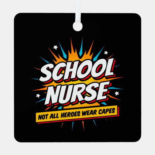 Not All Heroes衣服キャプスナース感謝 メタルオーナメント (裏面)