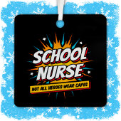 Not All Heroes衣服キャプスナース感謝 メタルオーナメント