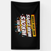 Not All Heroes衣服キャプスナース感謝 横断幕 (縦)