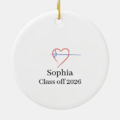 Not All Heroes Nurse Personalized Name Gift セラミックオーナメント (裏面)