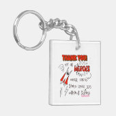 Not All Heroes wear capes SEN teacher special need キーホルダー (正面左)