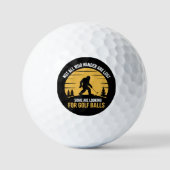 Not All Wanderers Are Lost Golf Ball Club Bigfoot ゴルフボール (正面)