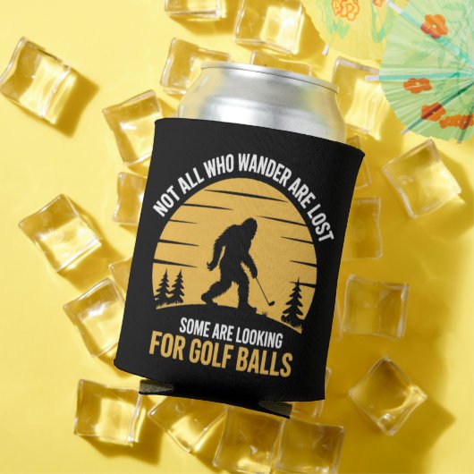 Not All Wanderers Are Lost Golf Ball Club Bigfoot 缶クーラー (インサイチュ 夏)