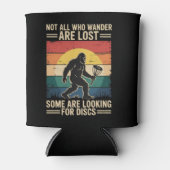 Not All Who Wander Are Lost Funny Disc Golf Disc 缶クーラー (正面)