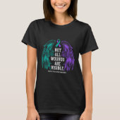 Not All Wounds Are Visible Suicide Prevention Awar Tシャツ (正面)