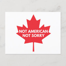 Not American, Not Sorryはがき ポストカード