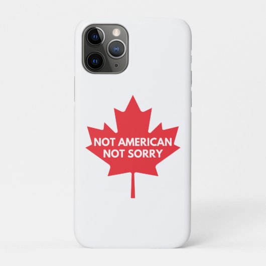 Not American, Not Sorry電話ケース Case-Mate iPhoneケース (裏)