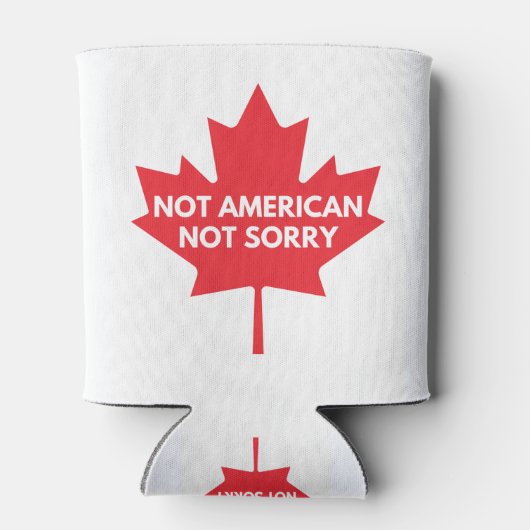 Not American, Not Sorry Notebook 缶クーラー (裏面)