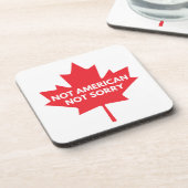 Not American, Not Sorry Plastic Coaster コースター (左側)