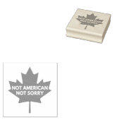Not American, Not Sorry Rubber Stamp ラバースタンプ (押印)