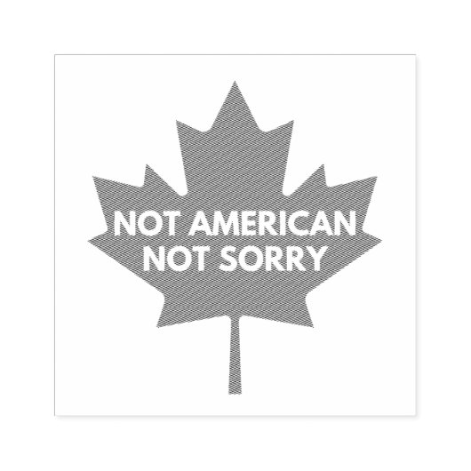 Not American, Not Sorry Rubber Stamp ラバースタンプ (インプリント)