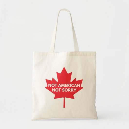 Not American, Not Sorry Tote Bag トートバッグ (正面)