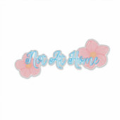 Not at home Vinyl Sticker シール (正面)