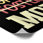 Not Biological Adoptive Foster Just Mom Mother's D ポスター (角)