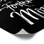 Not Biological Adoptive Foster Just Mom Shirt Mark ポスター (角)