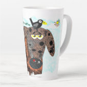 Not Boredom getting creative カフェラテマグ (右アングル)