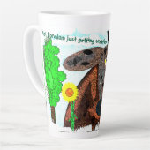 Not Boredom getting creative カフェラテマグ (左アングル)