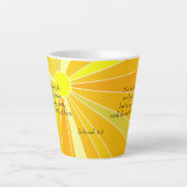 Not by May or Power Sunshine カフェラテマグ (正面)