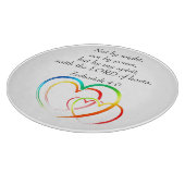 Not by May - Zechariah 4:6 カッティングボード (角)