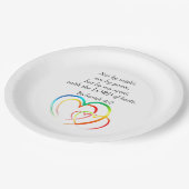 Not by May - Zechariah 4:6 ペーパープレート (アングル)