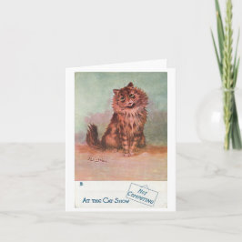 Not Competition @ The Cat Show by Louis Wain カード