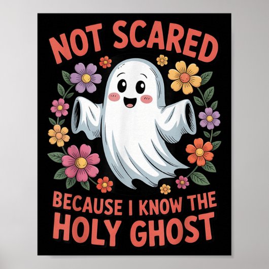 Not Ed Because I Know The Holy Ghost Halloween Flo ポスター (正面)