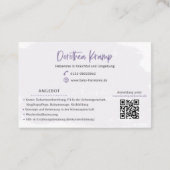 Not Editable Zazzle Template | Custom Order 名刺 (裏面)