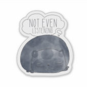 Not Even聞の子猫 シール (正面)