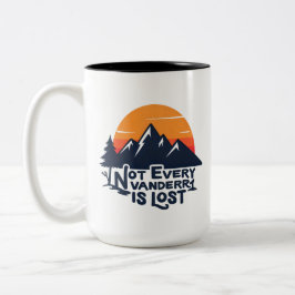 Not Every Wanderer Is Lost Mug ツートーンマグカップ