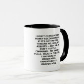 NOT EVERYONE QUALIFIES | Power Identity Mug マグカップ (正面右)