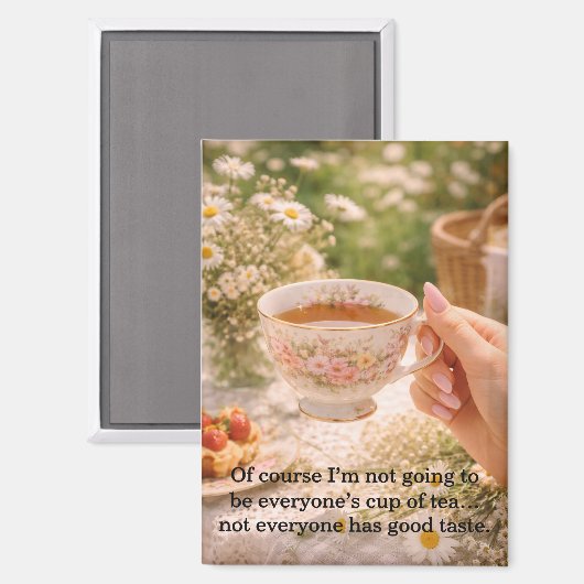 Not Everyone's Cup of Tea Magnet マグネット (正面/裏面)