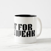 Not For The Weak Brutalist Coffee Mug ツートーンマグカップ (正面右)