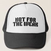 Not For The Weak Brutalist Pixel Baseball Cap キャップ (正面)