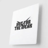 Not For The Weak Brutalist Square Clock スクエア壁時計 (傾斜)