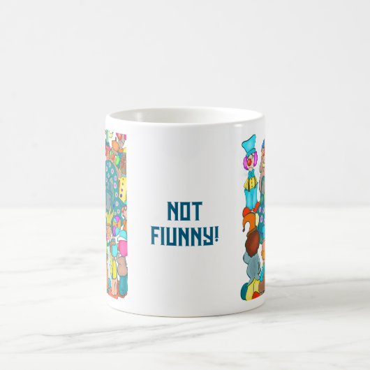 Not Funny Classic Mug コーヒーマグカップ (中央)