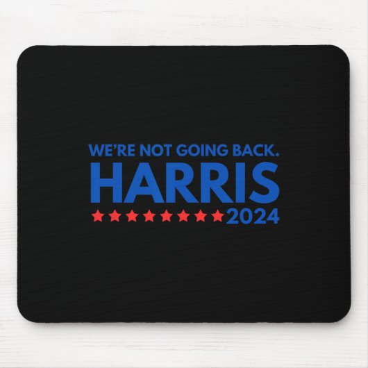 Not Going Back Kamala Harris 2024デザイン マウスパッド (正面)