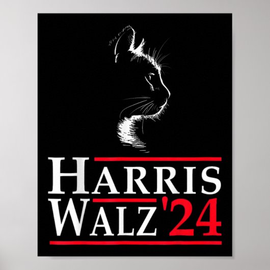 Not Going Back Kamala Harris Cat Lady 2024セレクション ポスター (正面)